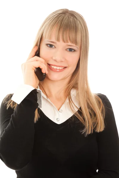 Empresaria llamando por teléfono — Foto de Stock