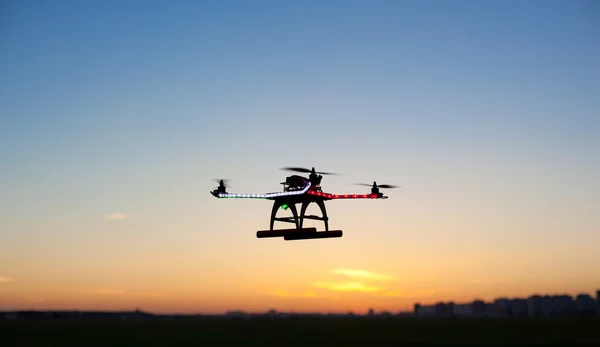 Photo of a quadrocopter — Stock Photo, Image