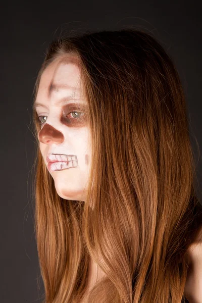 Scary zombie woman — Stock Photo, Image