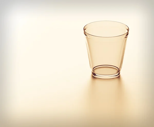 Sepia toned rendered glass — Stock Photo, Image