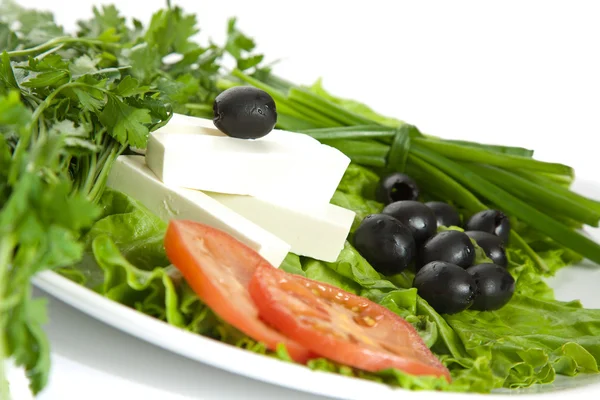 O salată grecească — Fotografie, imagine de stoc