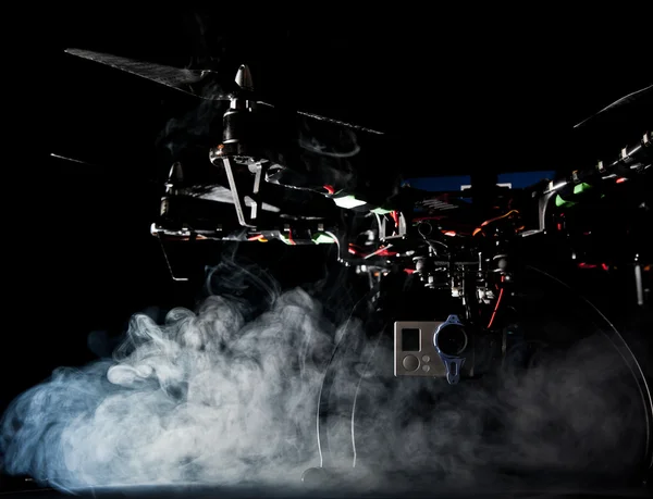 Quadrocopter at studio — Stock Photo, Image