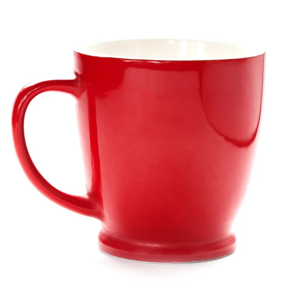 Red coffee cup. isolated — Stock Photo, Image