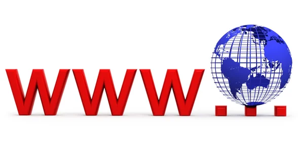 WWW concepto de Internet — Foto de Stock