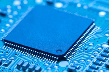işlemcili elektronik devre kartı