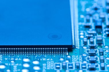 işlemcili elektronik devre kartı