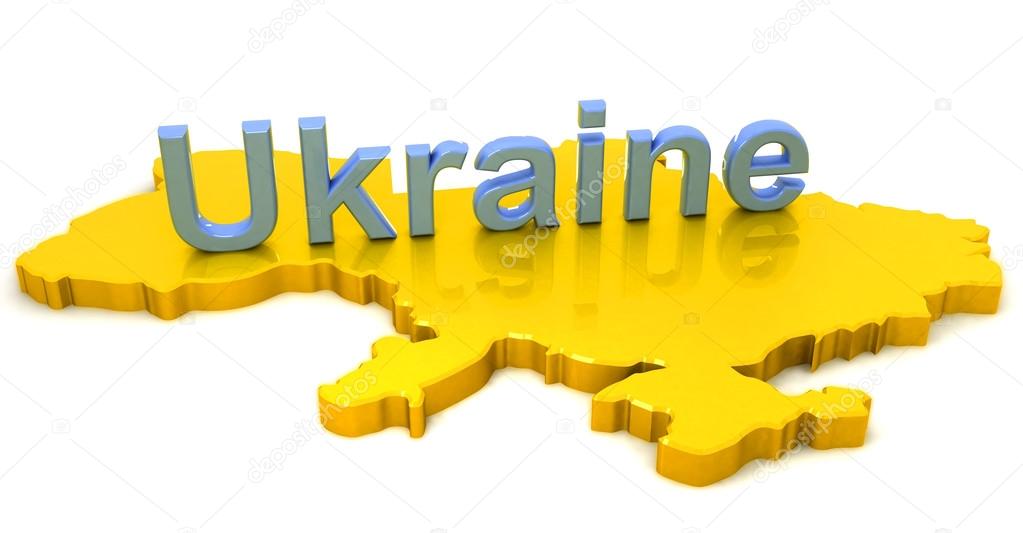 3D Map of Ukraine