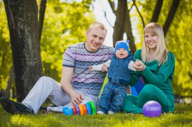 mutlu bir aile olan plaing Park