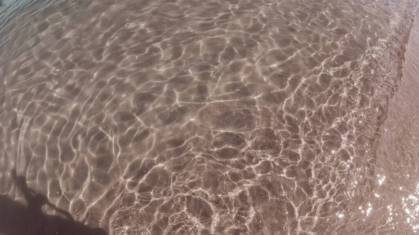 Ripples Water Sand Really Clear Water — Photo