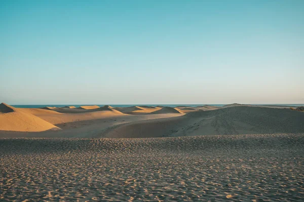 Duny Pláži Maspalomas Gran Canaria Španělsko — Stock fotografie