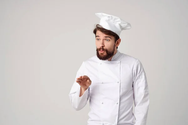 Chef ristorante fornitura di servizi Emozioni professionali — Foto Stock