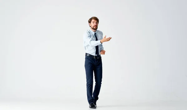 Мужчина в рубашке с галстуком офис офис менеджера — стоковое фото
