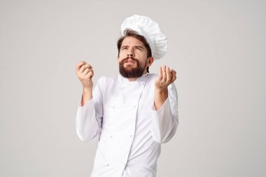 Erkek aşçı aşçılık endüstrisi izole edilmiş.