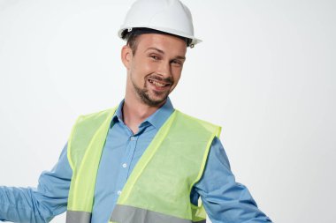 Erkek inşaatçılar planlar inşaatçı iş adamı