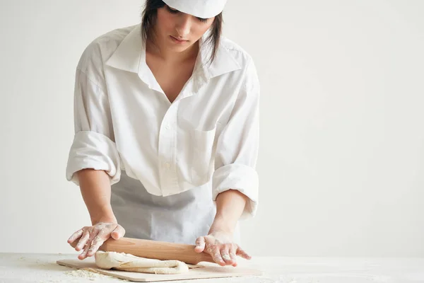 Dough bakery cooking homework is baking — Stock Photo, Image