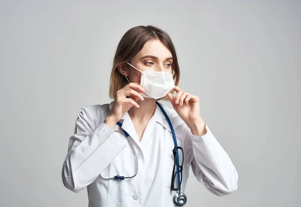 Arts met stethoscoop gezondheidszorg Professional — Stockfoto