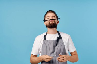 Sakallı adam güzellik salonu. Profesyonel.