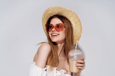 Güzel kadın dekorasyonları cazibeli ışık arkaplanı