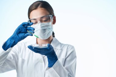 Bilim adamı biyoteknoloji araştırma tıp stüdyosu