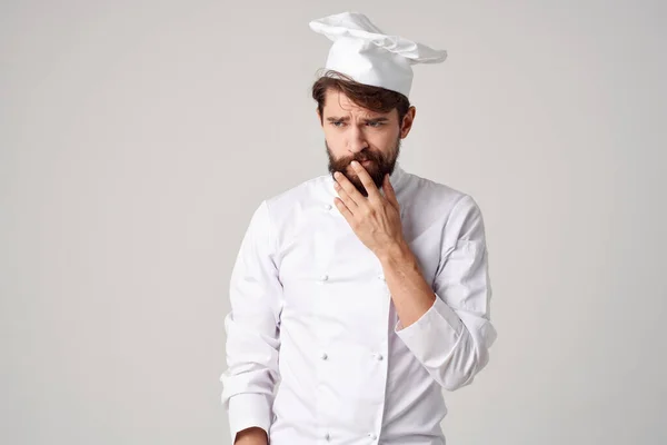 Chef ristorante fornitura di servizi Emozioni professionali — Foto Stock