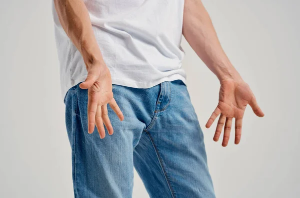 健康上の問題を持つ男性泌尿器痛治療 高品質の写真 — ストック写真