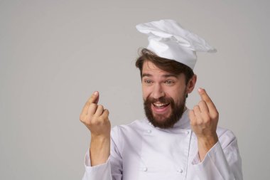 Erkek aşçı servisi Profesyonel poz stüdyosu