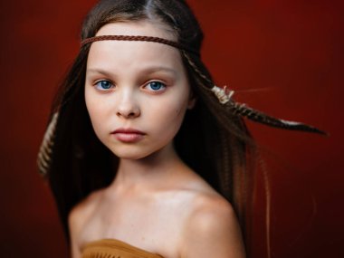 Sevimli Apaçi kostümü Amerikan tarzı etnik köken