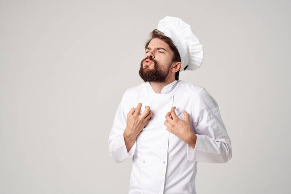 Chef Kitchen Isolated Background High Quality Photo Stock Picture