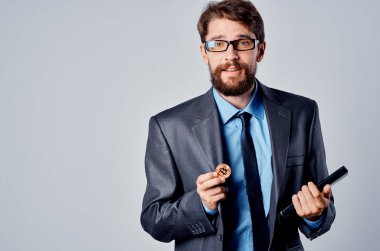 İş adamları internet teknolojisi ticareti Bitcoin madencilik yetkilisi