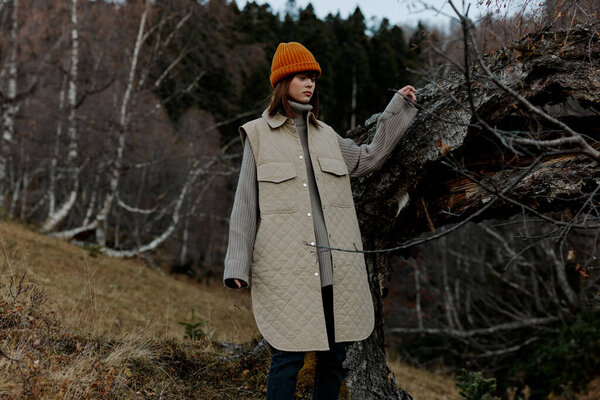 tourist trees without leaves travel fresh air life style