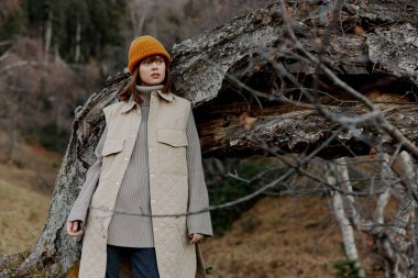 Parkta turistlik, yaşam tarzı. Yüksek kalite fotoğraf