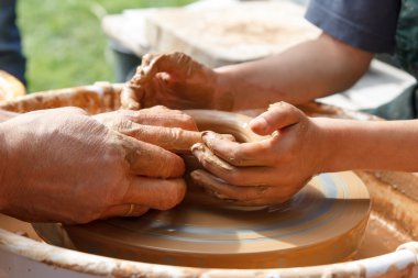 Potter usta ve çırak