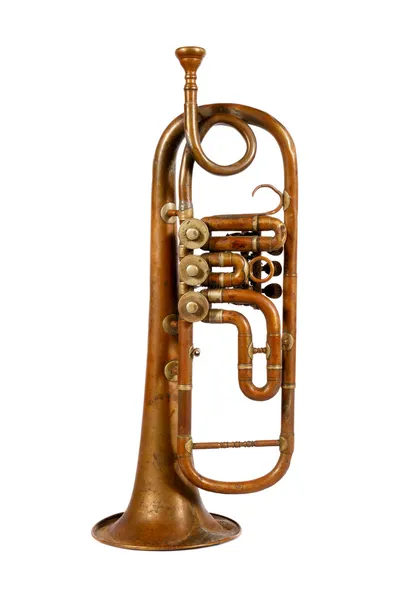 Gammal trumpet — Stockfoto