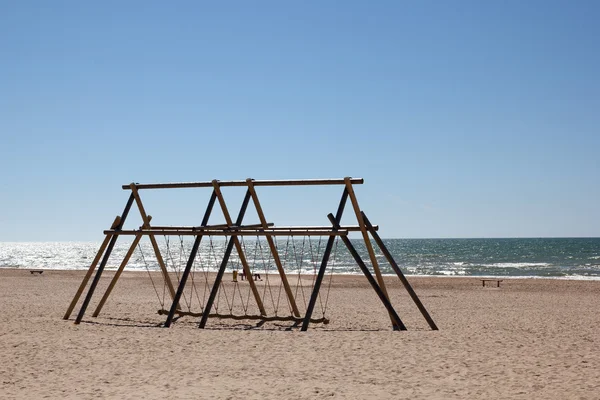 Praia vazia — Fotografia de Stock