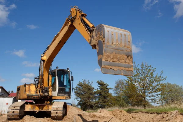 Excavators working — Stock Photo, Image