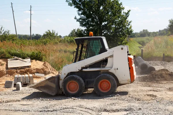 Mini excavator — Stock Photo, Image