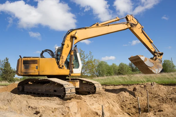 Excavator working — Stock Photo, Image