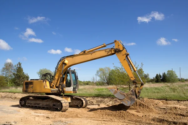 Graafmachine werken — Stockfoto