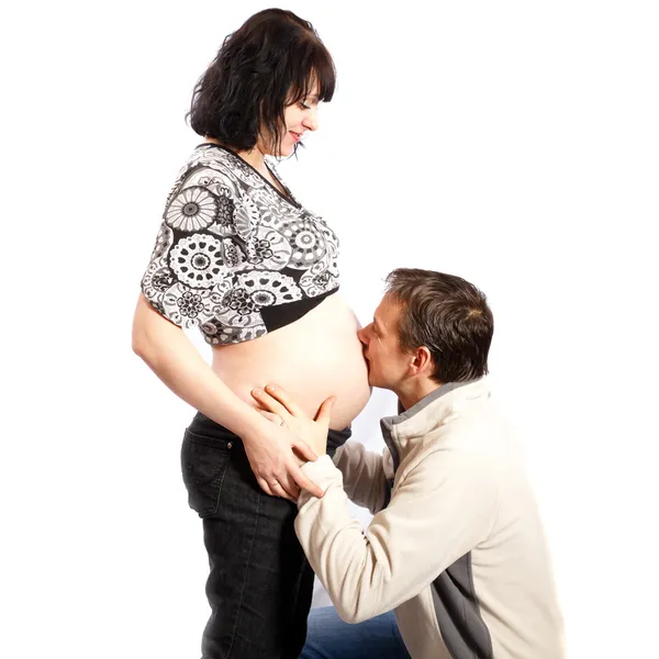 Man kissing woman — Stock Photo, Image