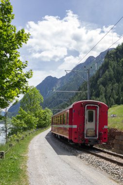 İsviçre dağ bernina express tren