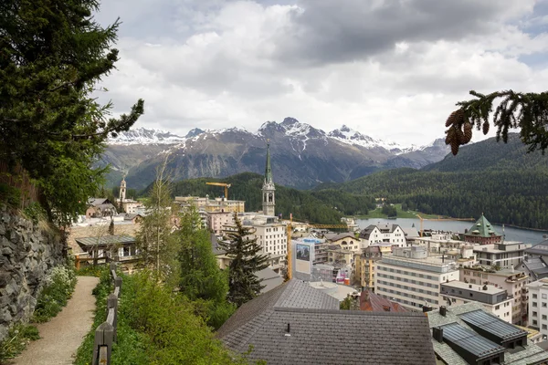 St. moritz, Švýcarsko — Stock fotografie