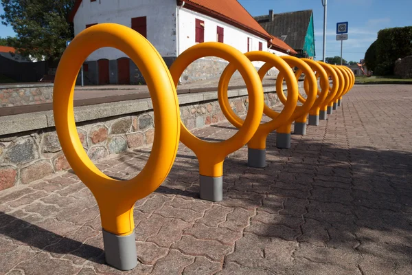 Estacionamento de bicicleta — Fotografia de Stock