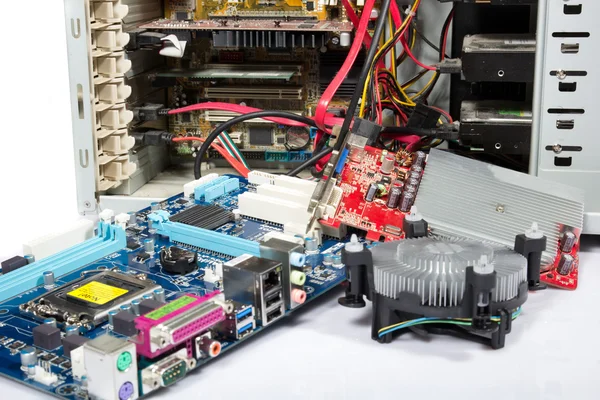 Computer repair or upgrade — Stock Photo, Image
