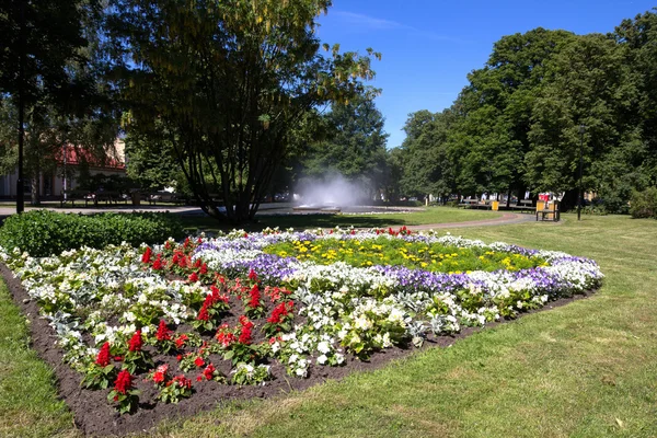 Stadtpark, ventspils, Lettland — Stockfoto