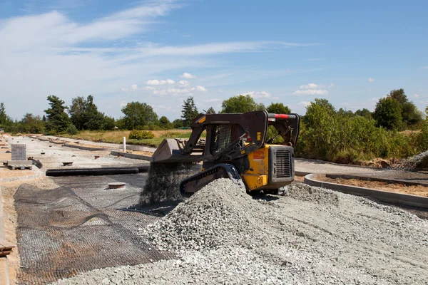 Construction of a new street — Stock Photo, Image