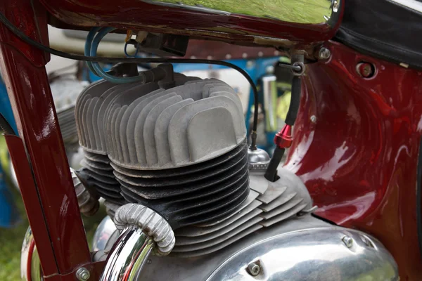 Retro motorcycle engine — Stock Photo, Image