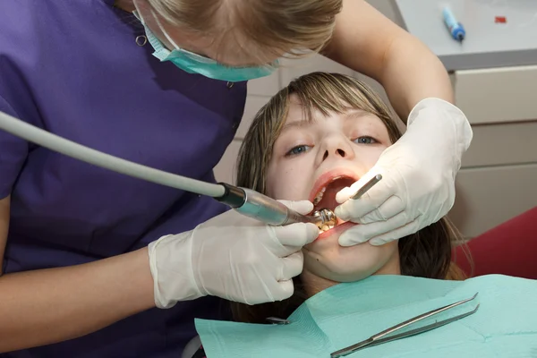 At the dentist — Stock Photo, Image