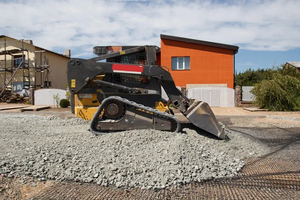 Kleine graafmachine werken — Stockfoto