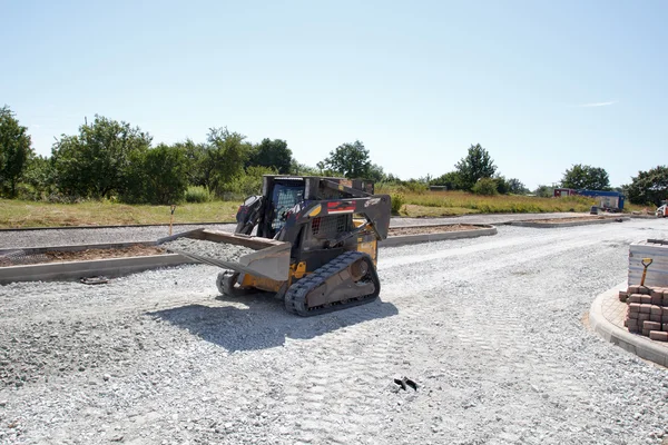 Construction of a new street — Stock Photo, Image