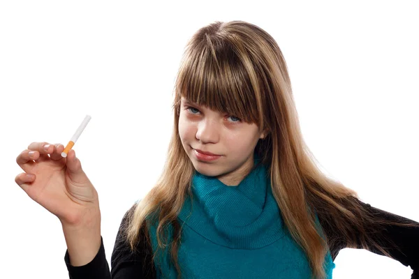 Girls don't smoke — Stock Photo, Image